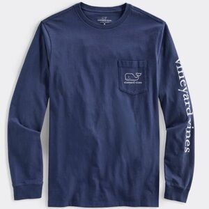 VINEYARD VINES Long Sleeved Whale Tee